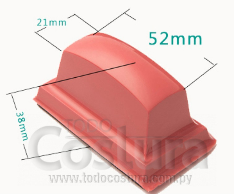 TAMPON DE SILICONA (52 X 21 X 38MM) IMPRESORA TAMPOGRAFICA WILLPEX