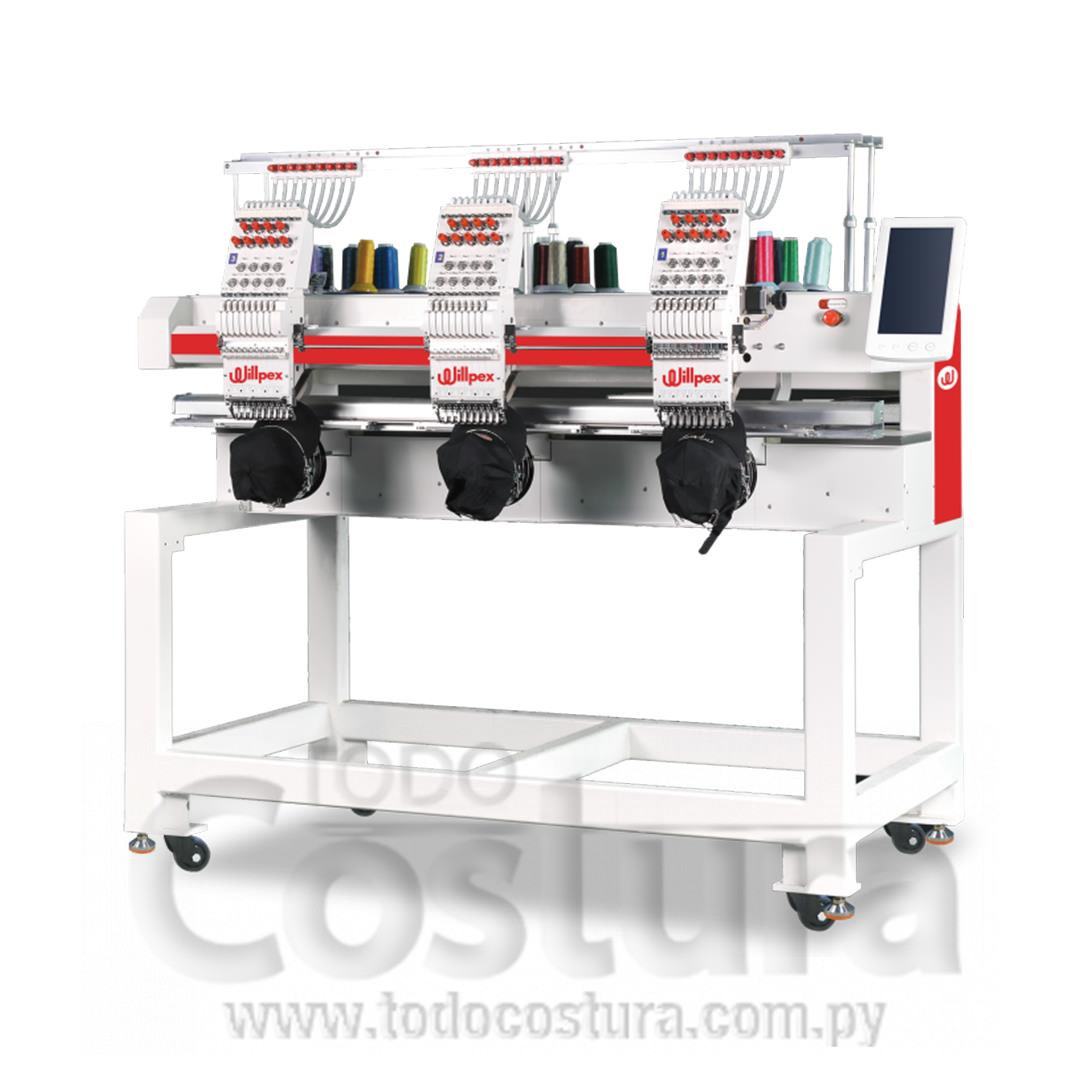 BORDADORA INDUSTRIAL (3 CABEZALES) WILLPEX WP1203