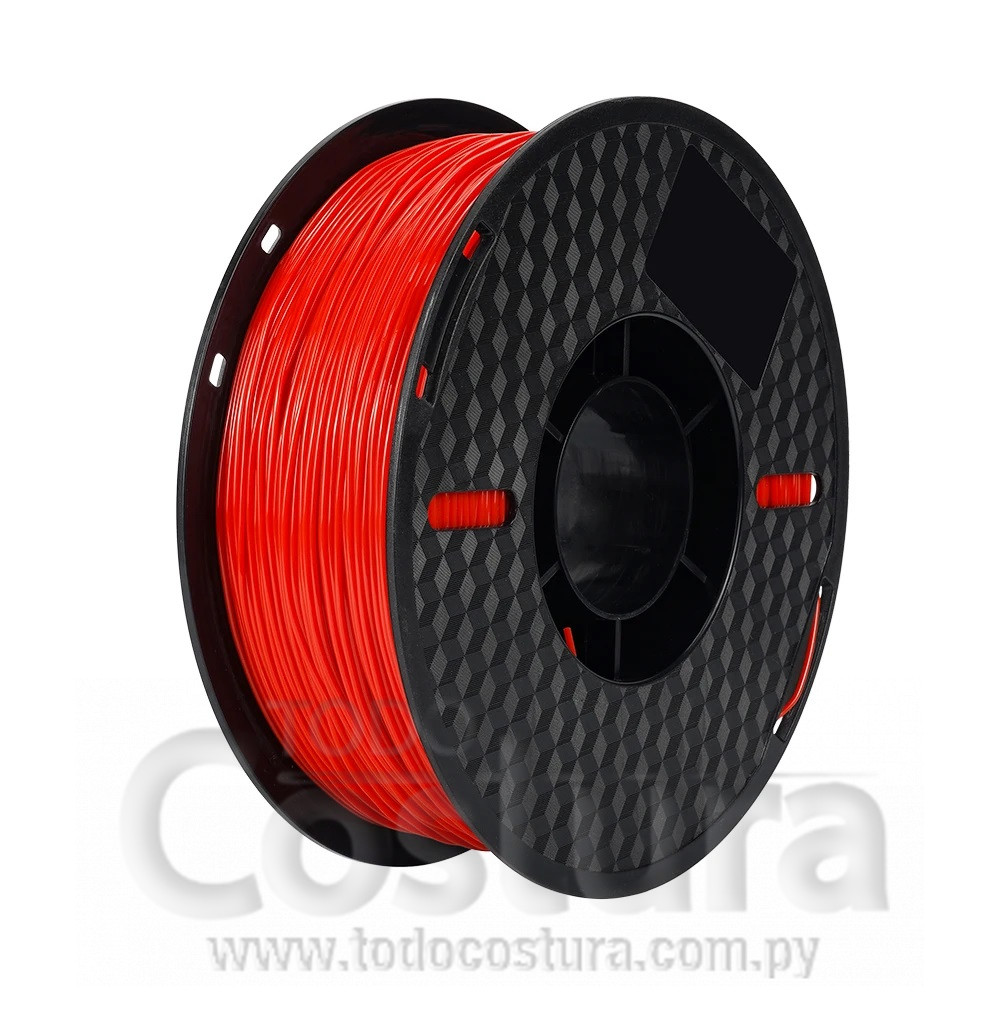 FILAMENTO (TPU - ROJO - 1KG - 1,75MM) IMPRESORA 3D