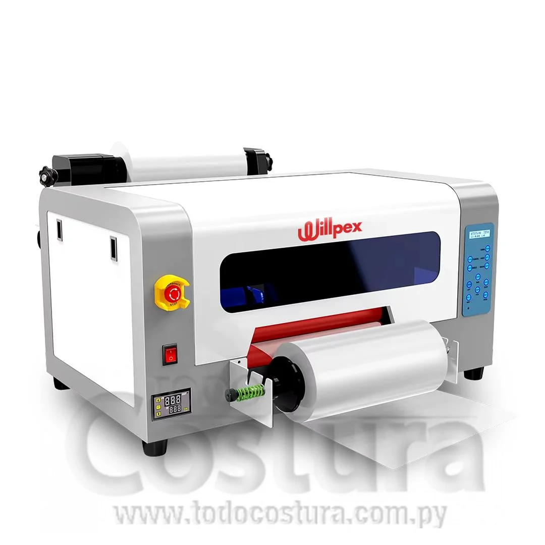 IMPRESORA UV DTF INDUSTRIAL (DOBLE CABEZAL - 30 CM) WILLPEX H300