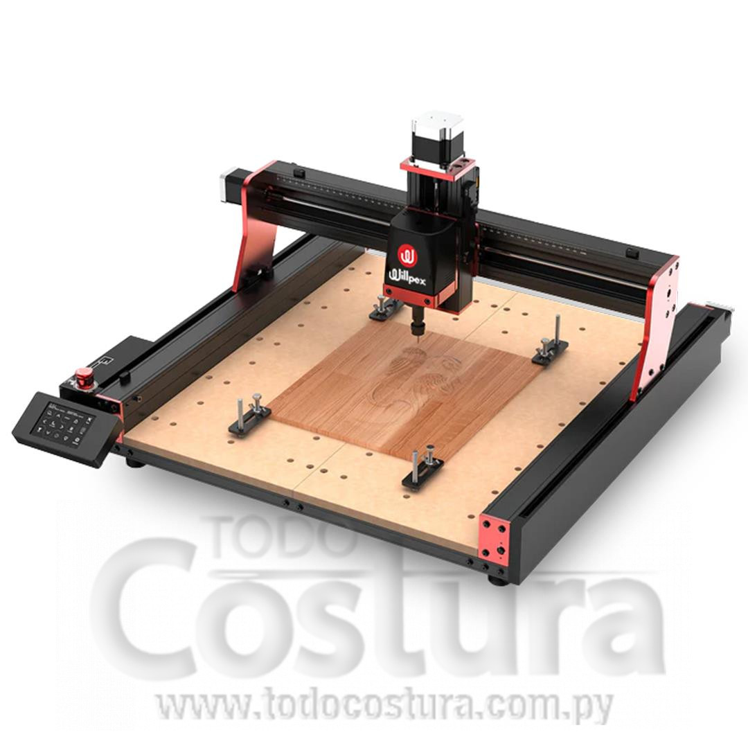 MAQUINA CORTADORA ROUTER CNC (46X46CM - 80W) WILLPEX TTC-450 PRO