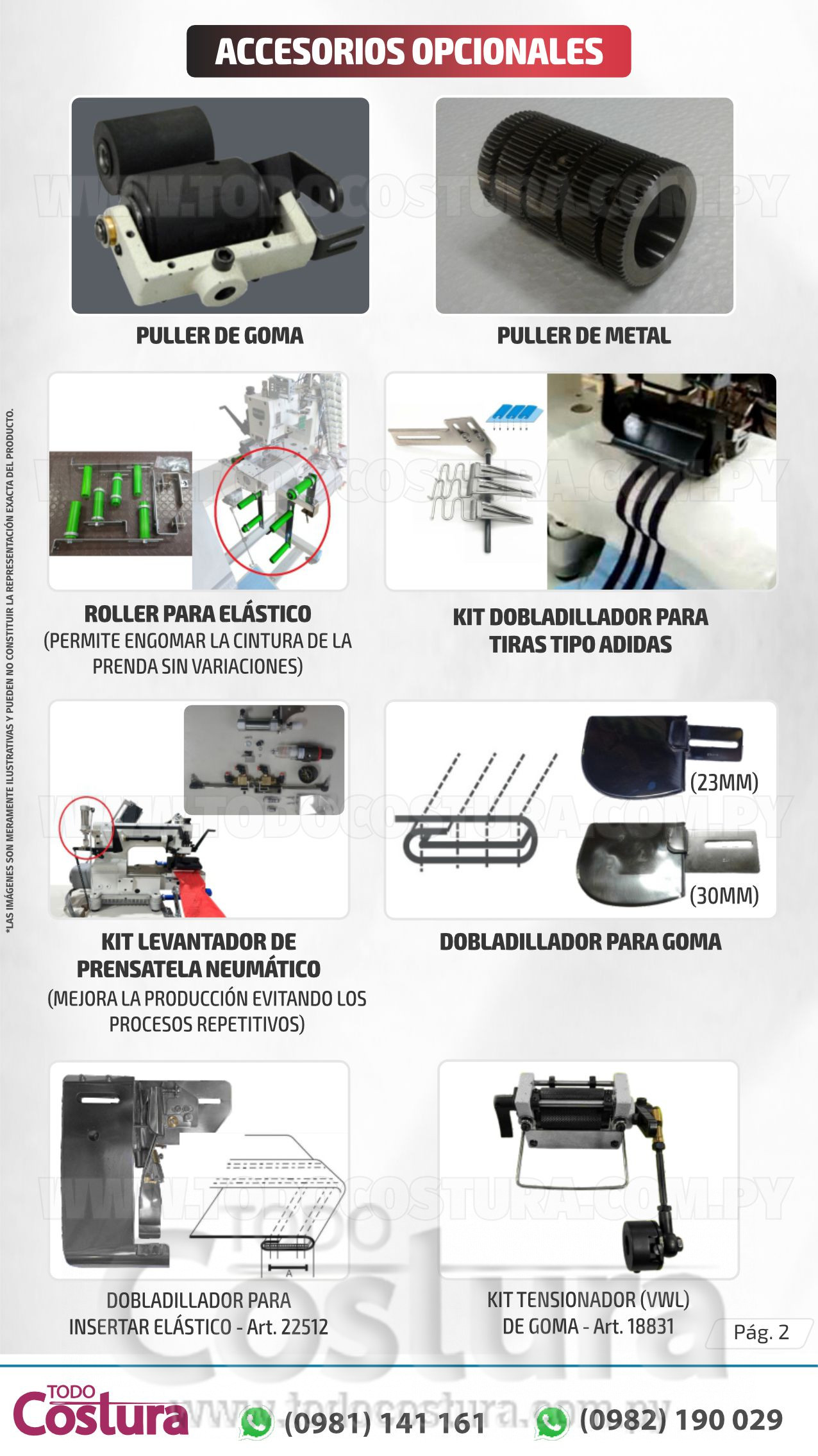 ENGOMADORA (4 AGUJAS) WILLPEX 008-04064P-D (MOTOR INCORPORADO)