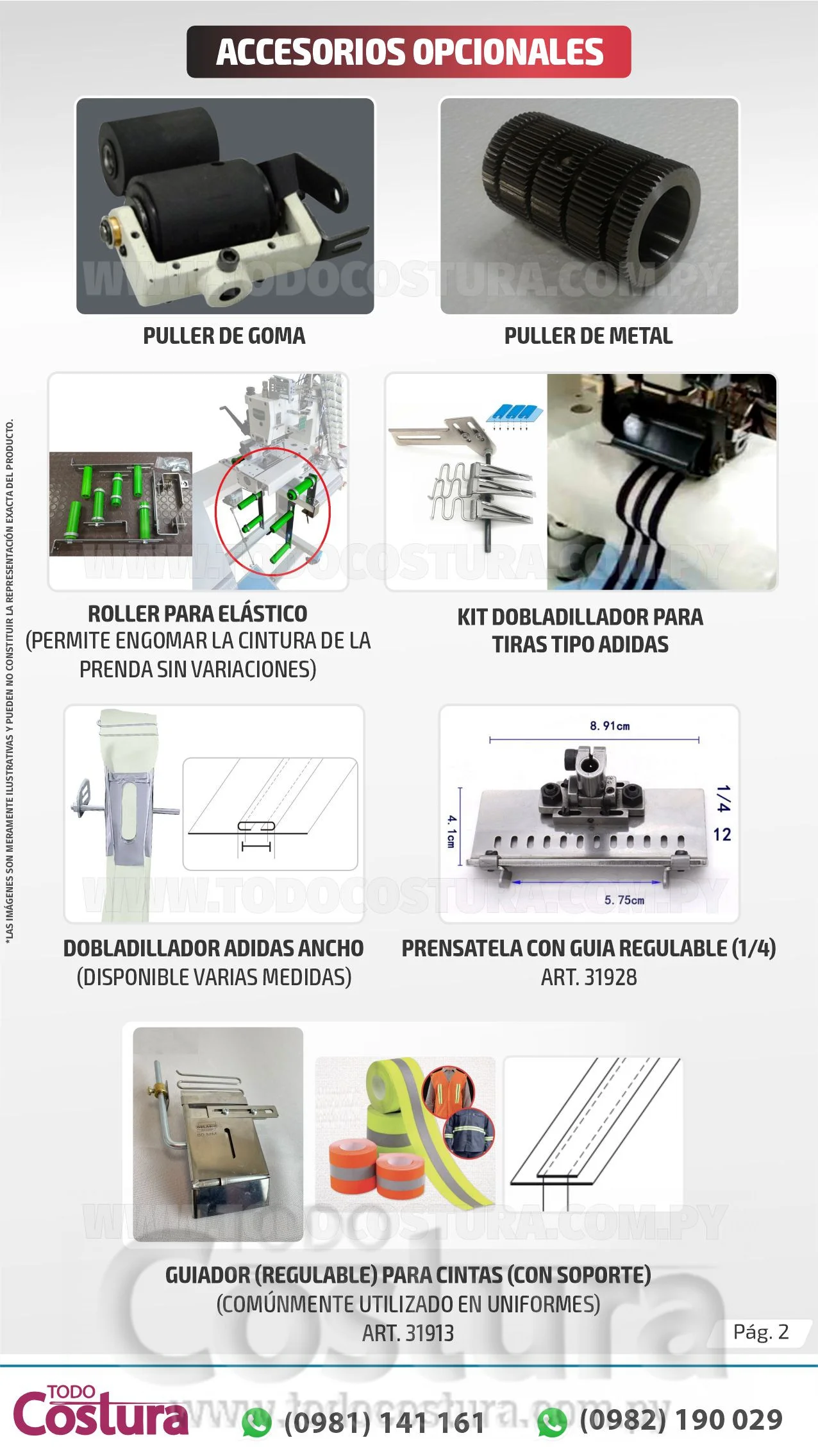 ENGOMADORA (8 AGUJAS) WILLPEX 008-08064P-D (MOTOR INCORPORADO)