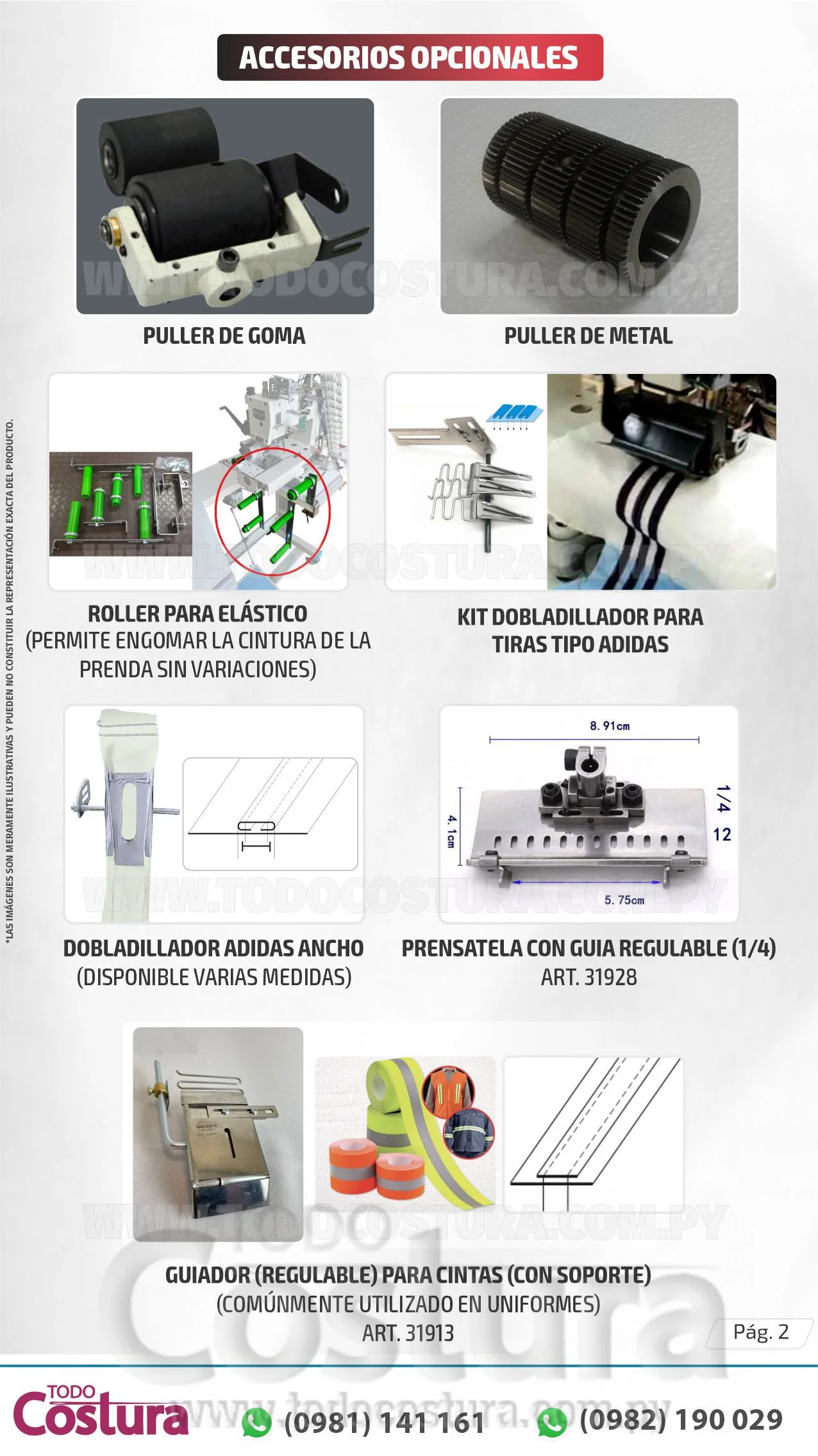 ENGOMADORA (12 AGUJAS) WILLPEX 008-12064P-D (MOTOR INCORPORADO)