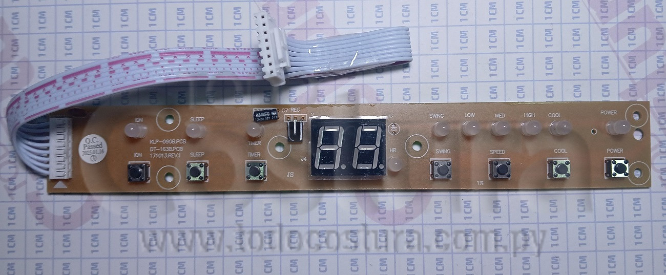 PANEL DIGITAL DE CLIMATIZADOR INDUSTRIAL WILLPEX VAB12-EQ