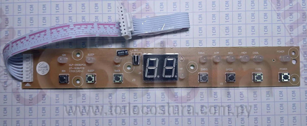PANEL DIGITAL DE CLIMATIZADOR INDUSTRIAL WILLPEX VAB12-EQ