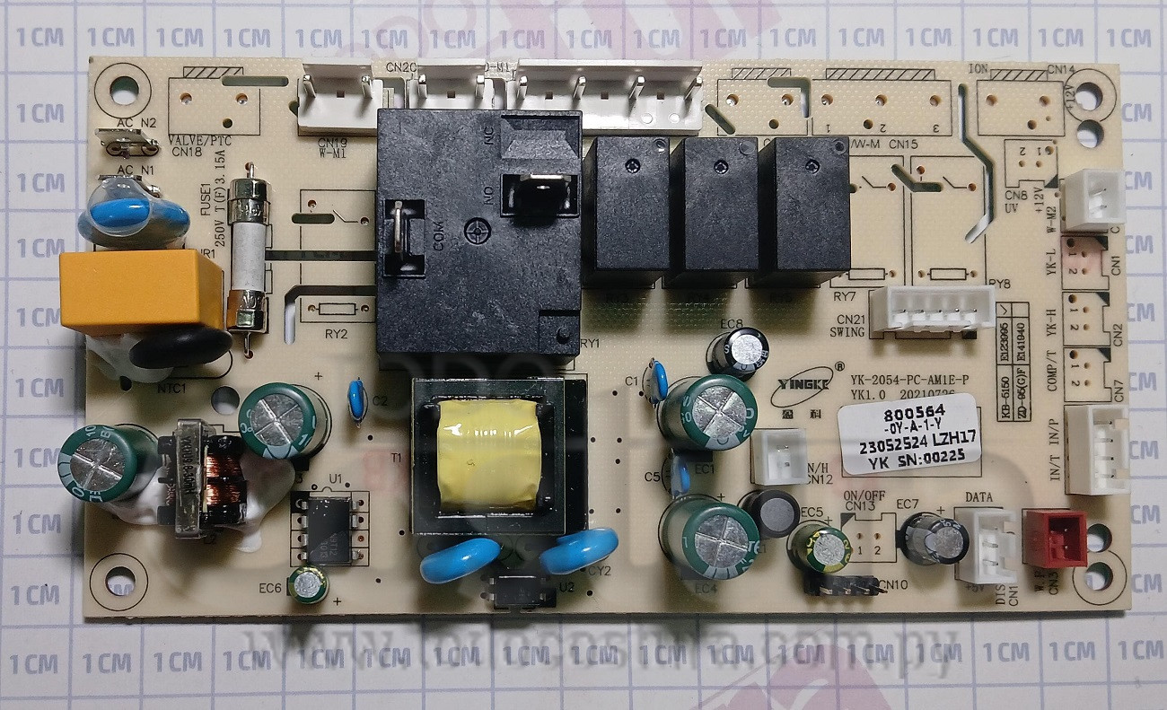 PLACA PRINCIPAL AIRE ACONDICIONADO PORTATIL WILLPEX PC70R-MMA