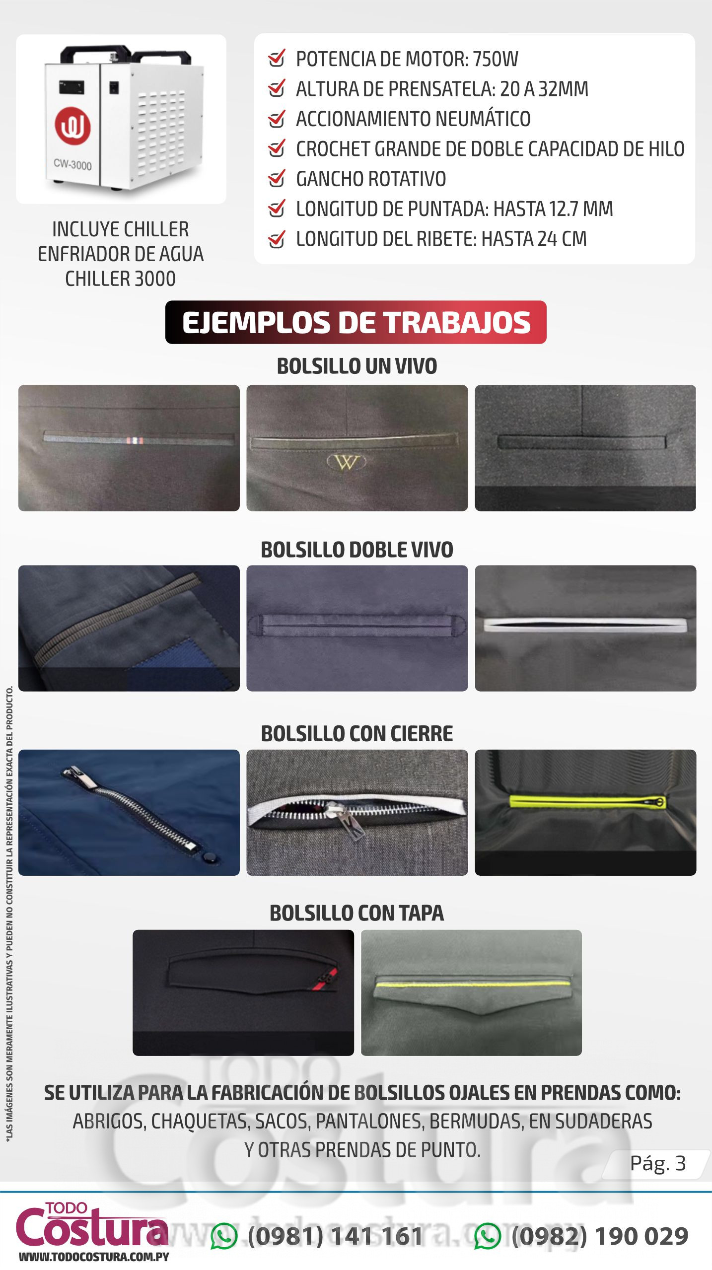 MAQUINA FILIGRANA (PARA BOLSILLO OJAL CON CORTE LASER 120W) WILLPEX WP-PS3520F