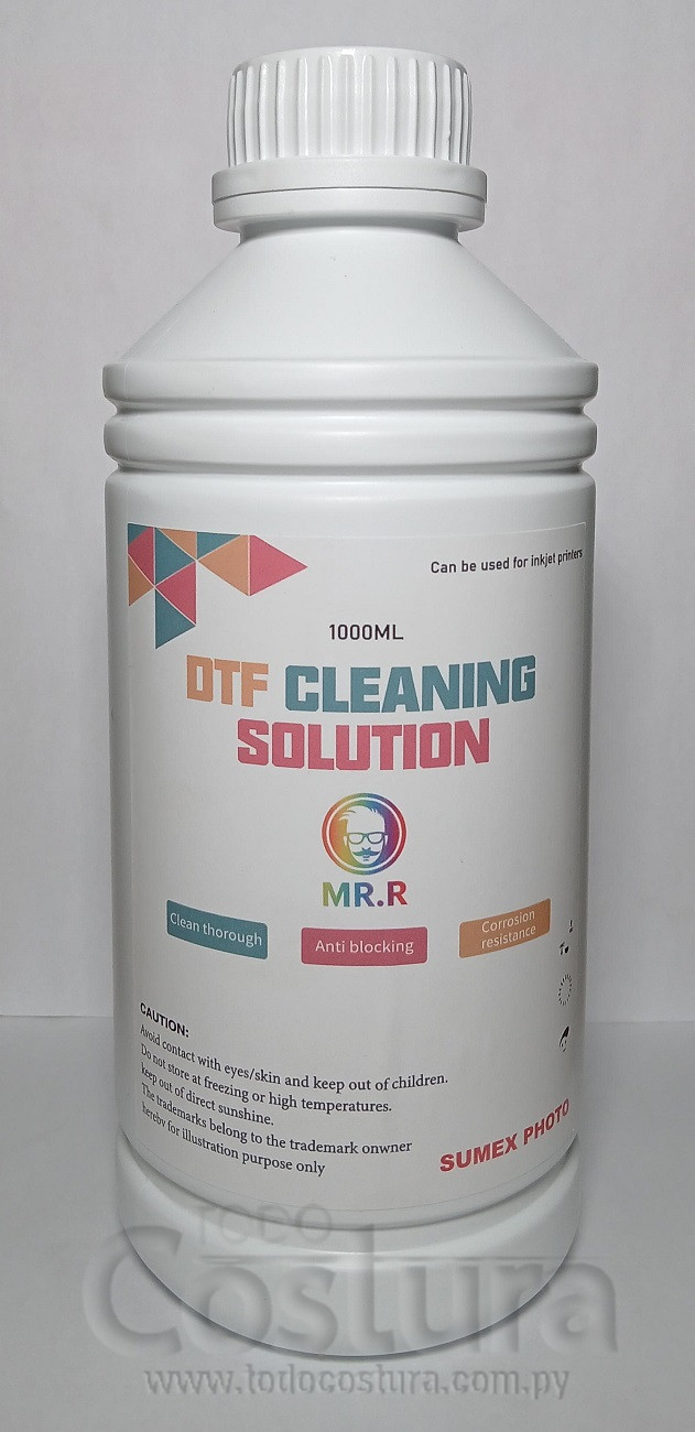 LIQUIDO LIMPIADOR DE CABEZAL (1 LITRO)  IMPRESORA DTG/DTF
