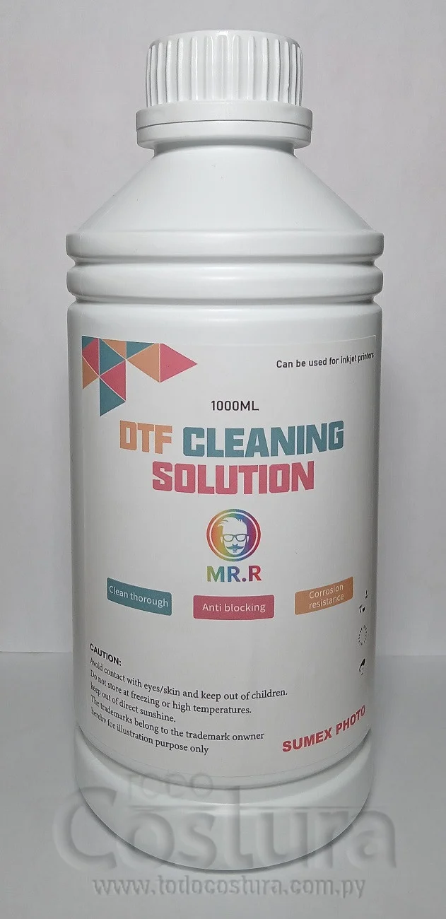 LIQUIDO LIMPIADOR DE CABEZAL (1 LITRO)  IMPRESORA DTG/DTF