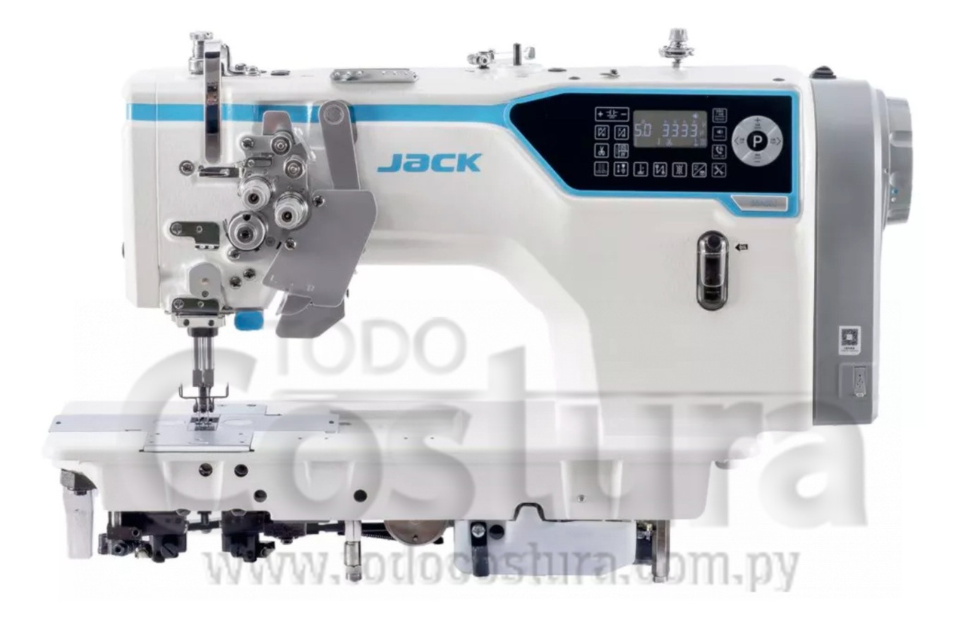 DOBLE AGUJA ELECTRONICA (PESADA) JACK JK-58750J-A-105 (MOTOR INCORPORADO)