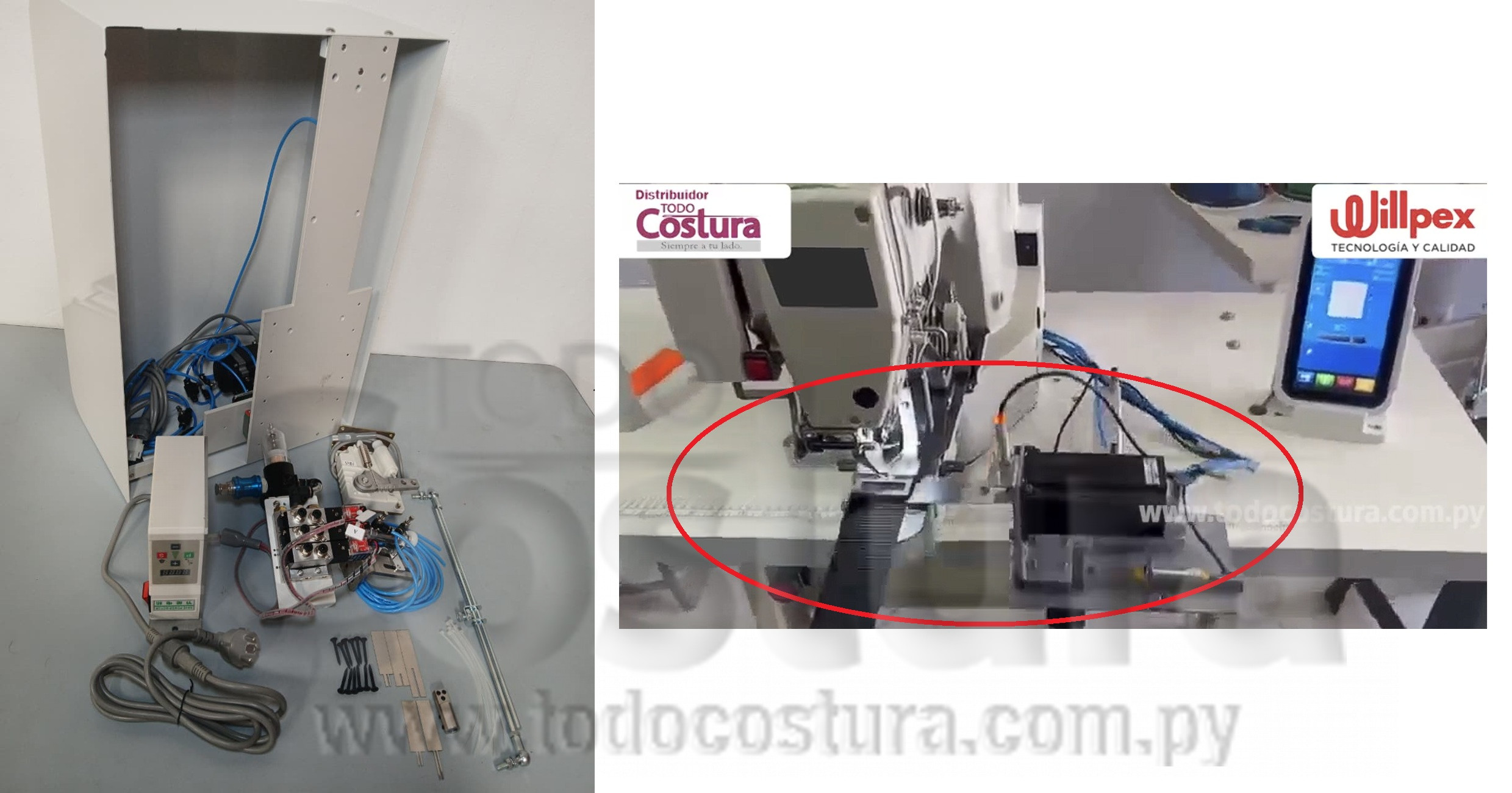 ADITAMENTO PARA DOBLAR CINTAS AUTOMATICAMENTE EN ATRACADORA ELECTRONICA