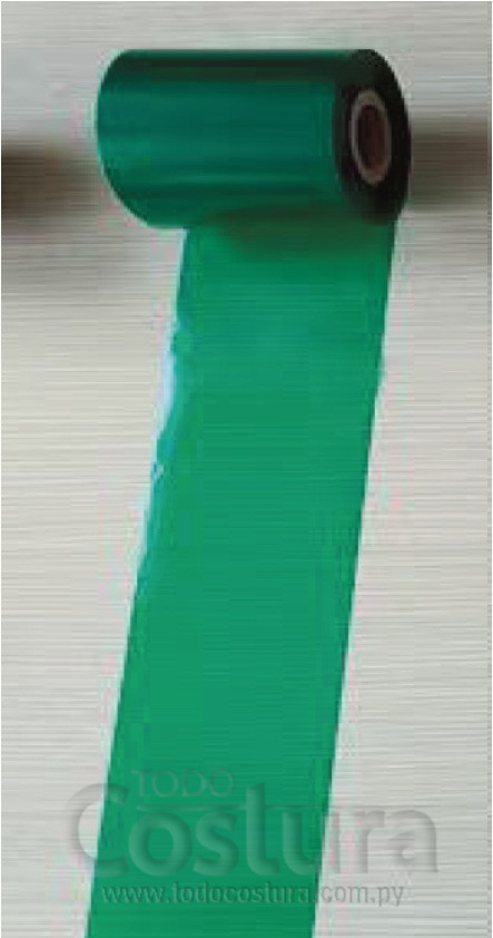 CINTA FOIL VERDE MATE (25MM X 100 METROS) P/ TRANSFER FOIL WILLPEX NDL-320C