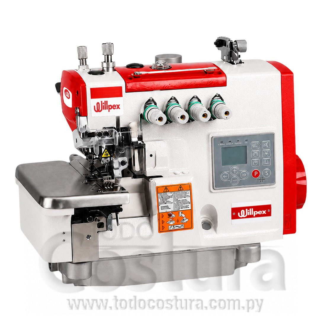 OVERLOCK ELECTRONICA (5 HILOS - DOBLE ARRASTRE) WILLPEX G5T-5-02/233/EUT (MOTOR INCORPORADO)