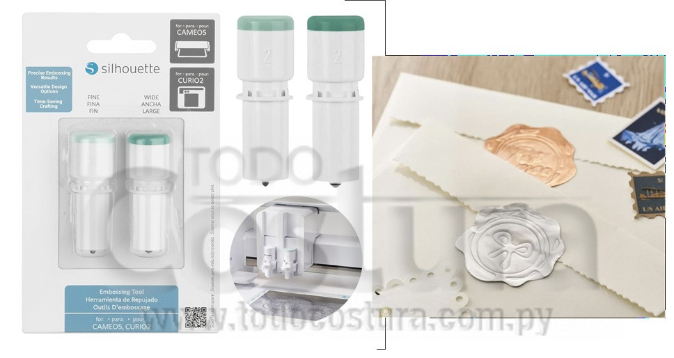 HERRAMIENTA PARA RELIEVES REPUJADO CORTADORA DE PLOTTER SILHOUETTE CAMEO 5 / PRO MK2