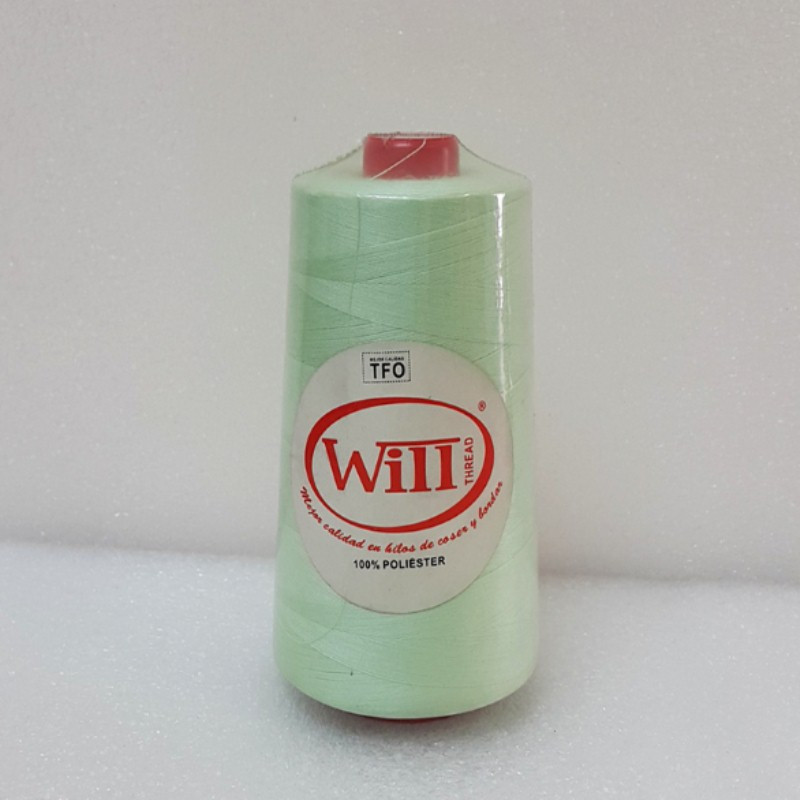 HILO DE COSER WILL (401- VERDE AGUA - 2500Y) 40/2 -TFO