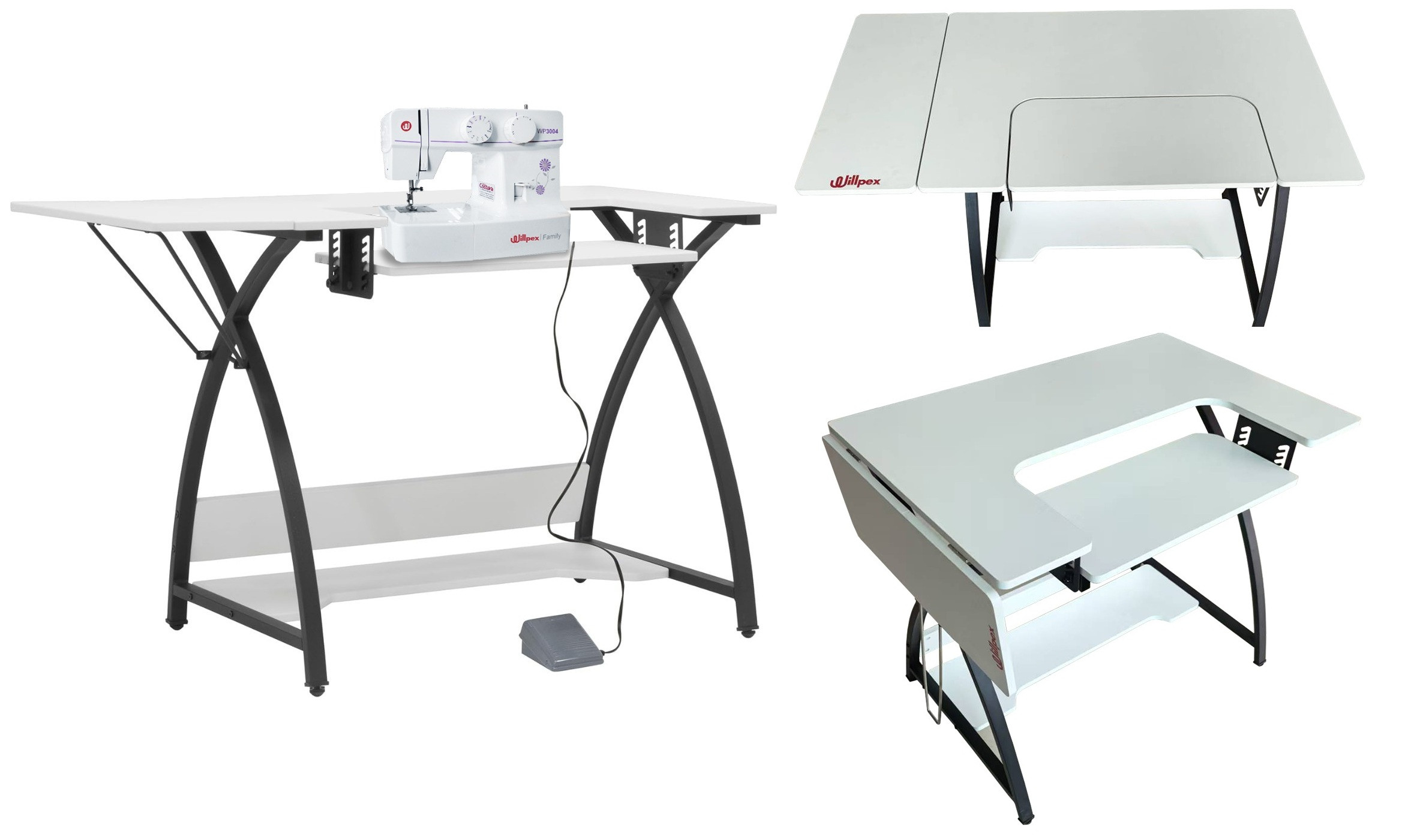 MESA Y ESTANTE PARA MAQUINA FAMILIAR