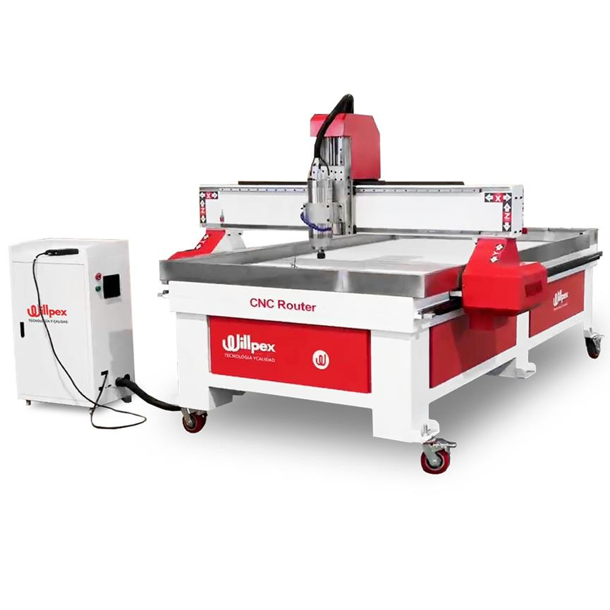 MAQUINA GRABADORA ROUTER CNC (250X130 CM - 6 KW) WILLPEX CNC1325 (INCLUYE PANEL DSP)