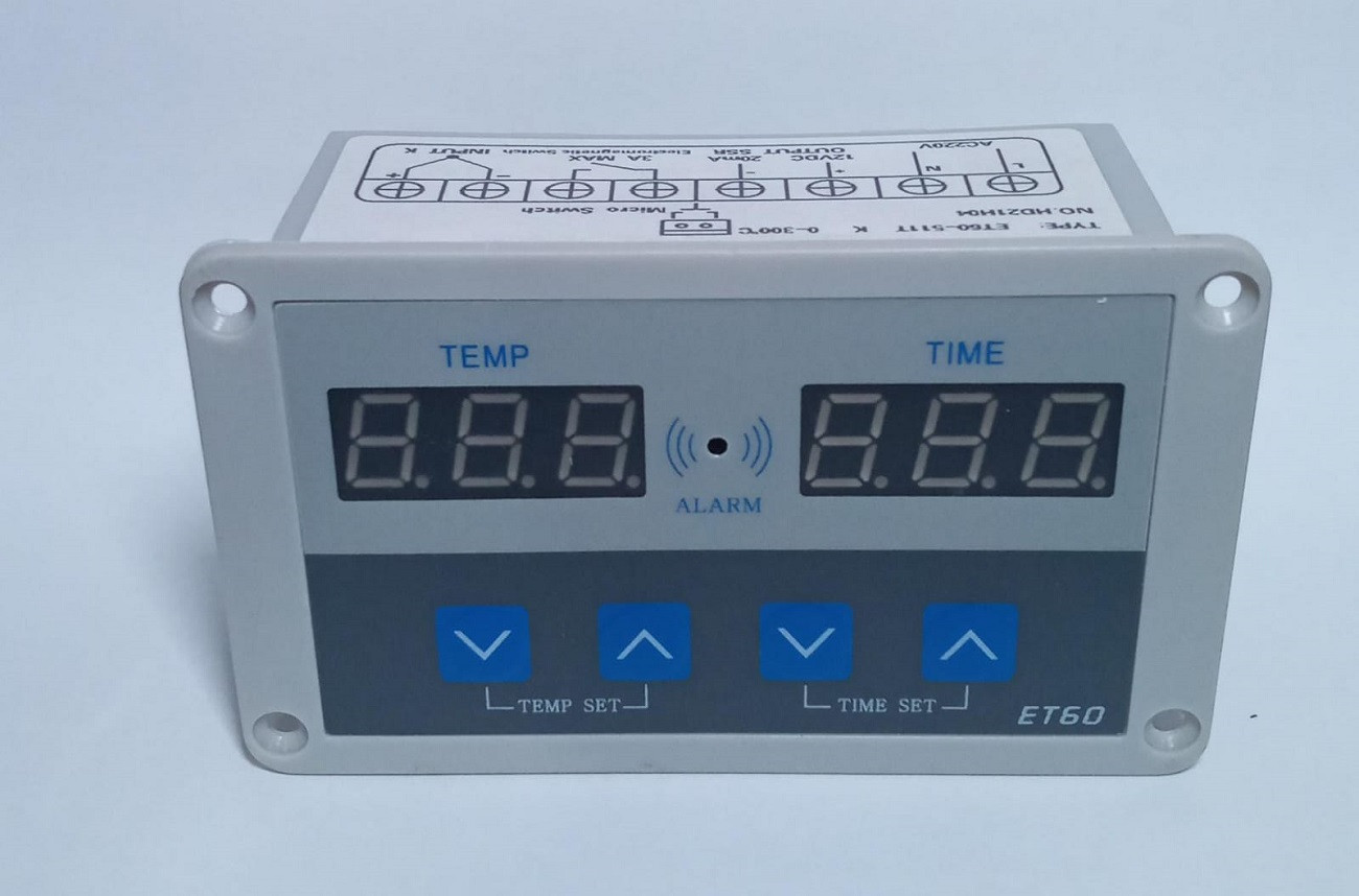 PANEL REGULADOR DE TIEMPO Y TEMPERATURA TRANSFER WILLPEX M15