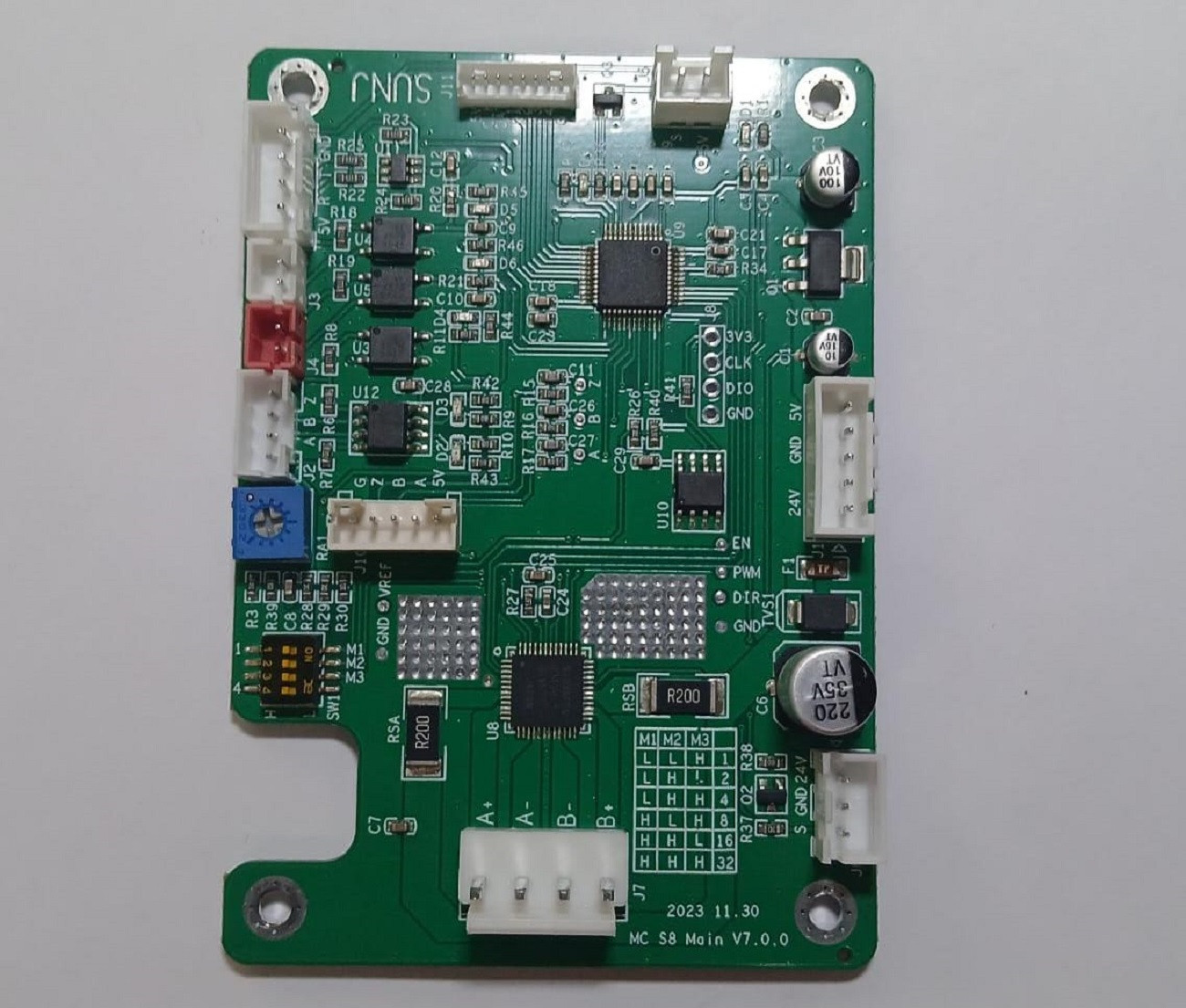 PLACA PRINCIPAL DE TENSIONADOR DOSIFICADOR DE ELASTICO DE LADO MCS8S-57