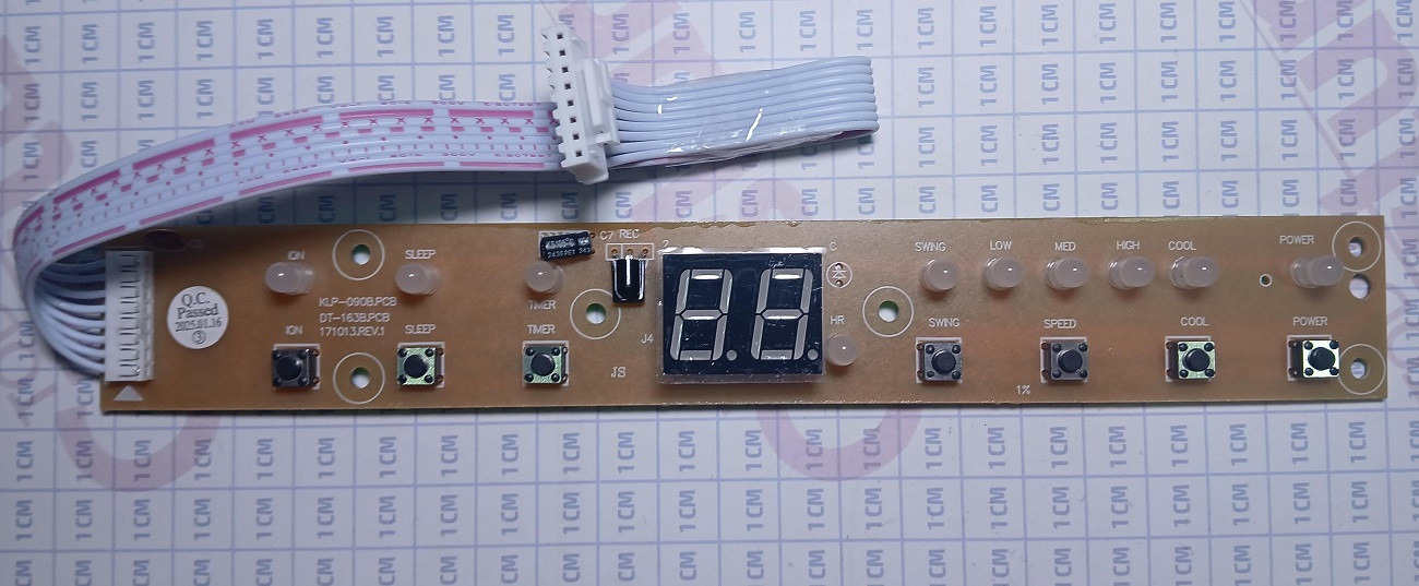 PANEL DIGITAL DE CLIMATIZADOR INDUSTRIAL WILLPEX VAB12-EQ
