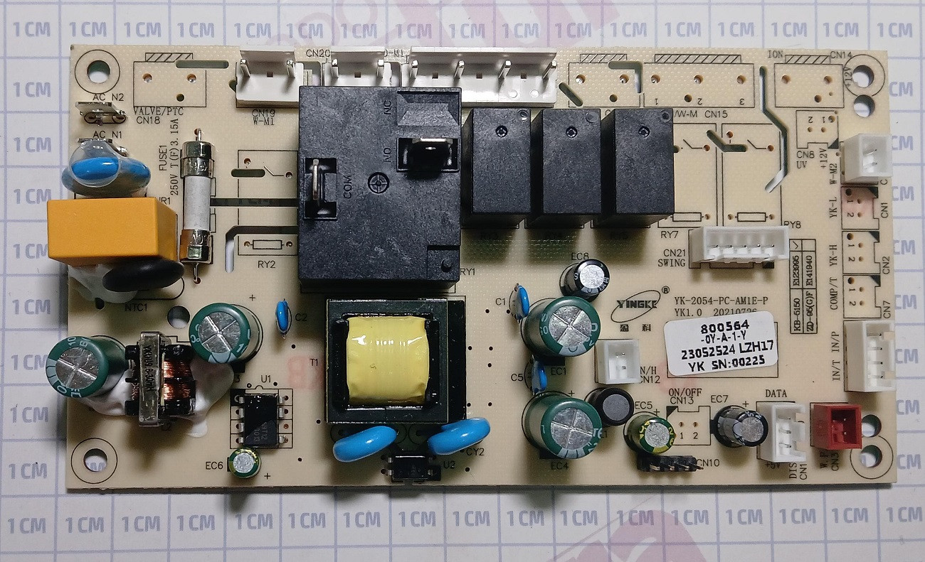 PLACA PRINCIPAL AIRE ACONDICIONADO PORTATIL WILLPEX PC70R-MMA