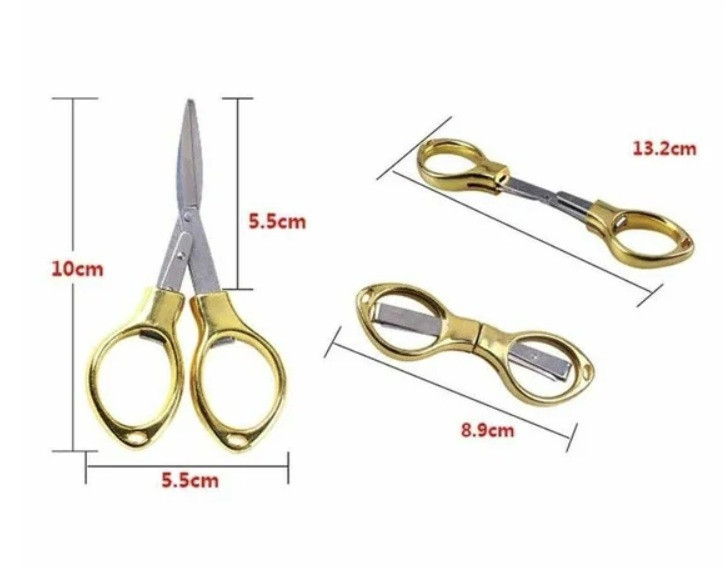 TIJERA PLEGABLE PORTATILES (ACERO INOXIDABLE)