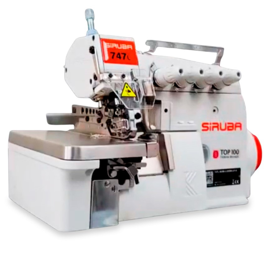 OVERLOCK ELECTRONICA (FLATLOCK - 3 HILOS) SIRUBA 747L-503M-2-23/ECB-U (MOTOR INCORPORADO)