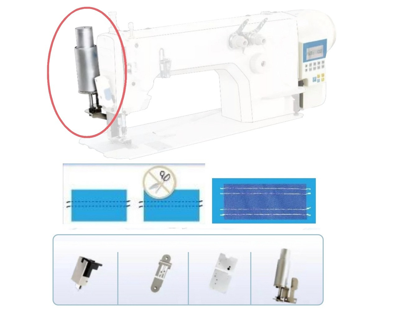 GUILLOTINA DE CORTE (NEUMATICO) P/ RECTA CADENETA SIRUBA L381/L382/L383