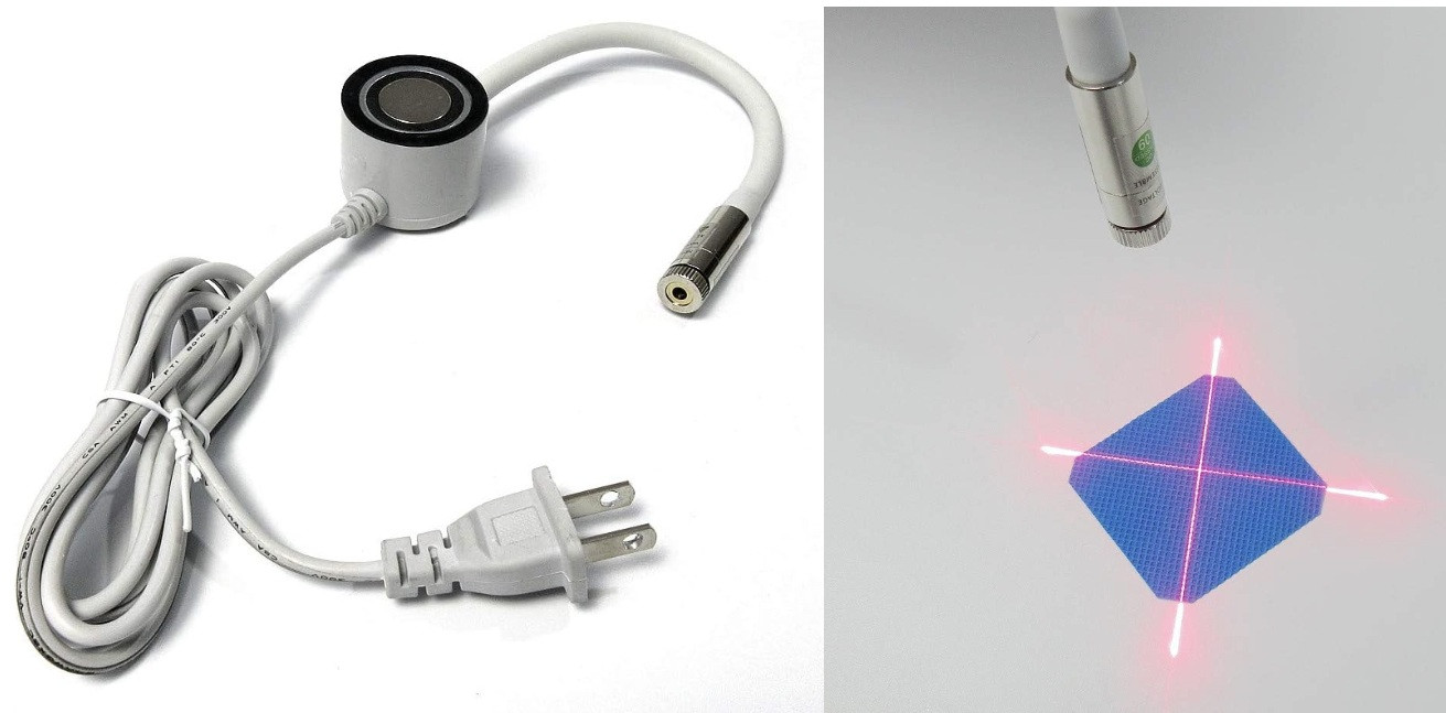 PUNTERO LASER MAGNETICO (TIPO CRUZ)