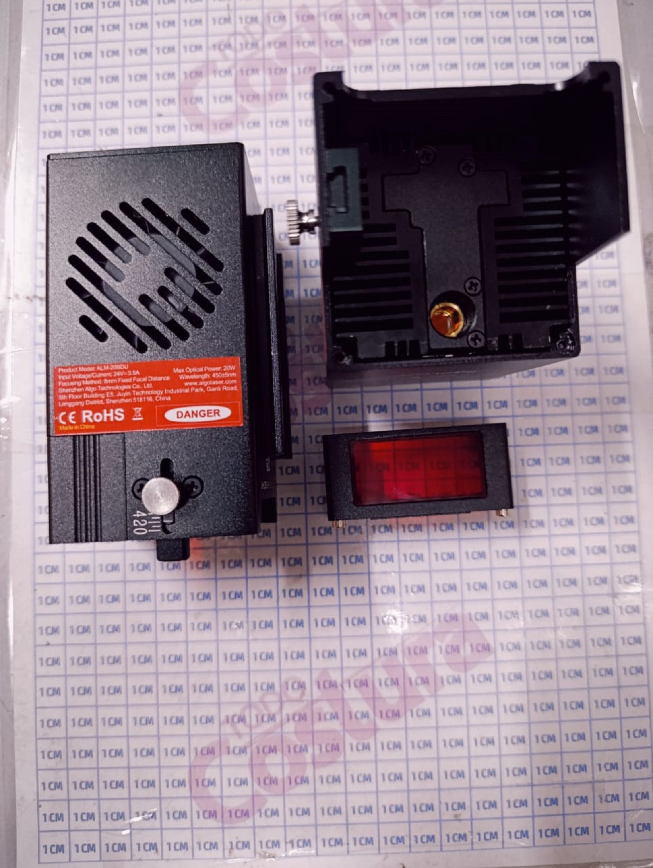 CABEZAL 20W GRABADORA LASER A DIODO WILLPEX ALPHA MK2 20W / ALPHA 22W