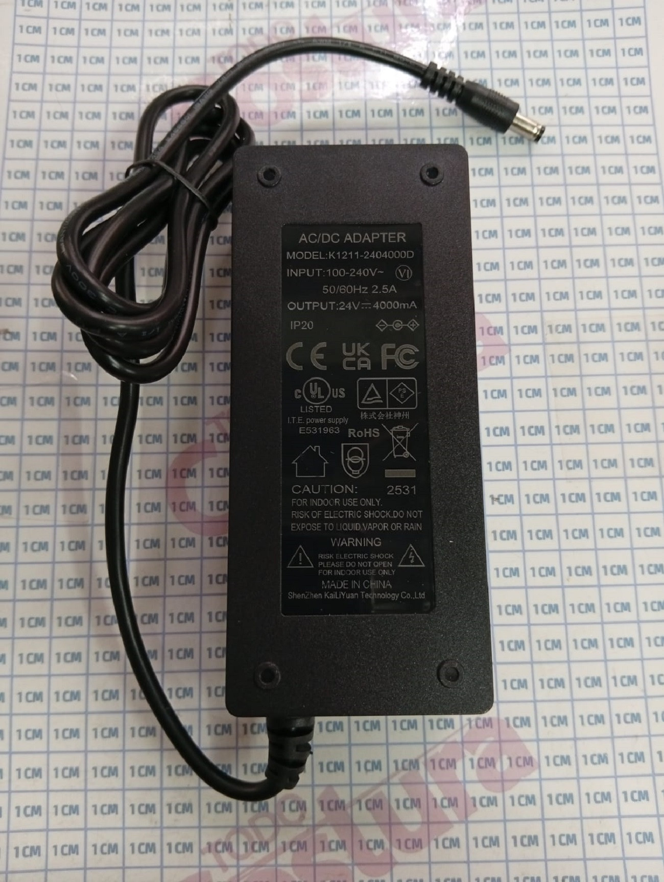 PLACA FUENTE DE ALIMENTACION (2,4A - 24V) GRABADORA LASER DIODO WILLPEX ALPHA MK2 10W